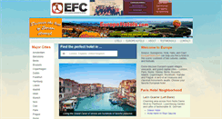 Desktop Screenshot of europehotels.com